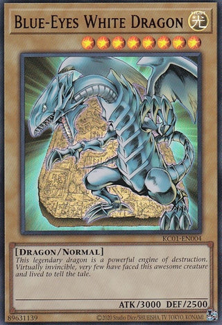 Blue-Eyes White Dragon (UR) (1004) (KC01) - YuGiOh Single