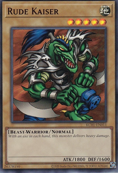 Rude Kaiser (1011) (KC01) - YuGiOh Single