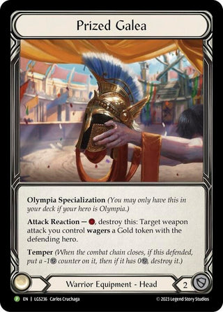 Prized Galea - LGS236 (236) [PR] - Flesh and Blood TCG Single