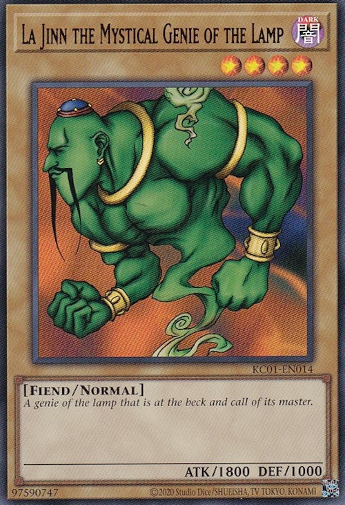 La Jinn the Mystical Genie of the Lamp (1014) (KC01) - YuGiOh Single
