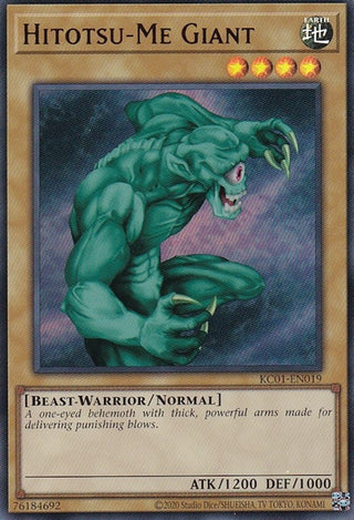 Hitotsu-Me Giant (1019) (KC01) - YuGiOh Single