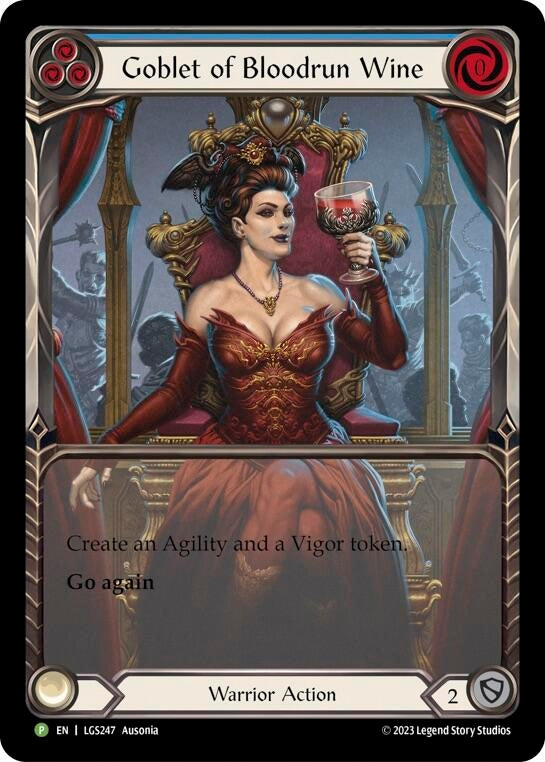 Goblet of Bloodrun Wine - LGS247 (247) [PR] - Flesh and Blood TCG Single