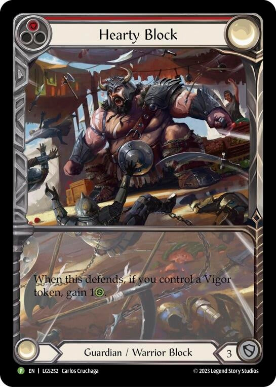 Hearty Block - LGS252 (252) [PR] - Flesh and Blood TCG Single