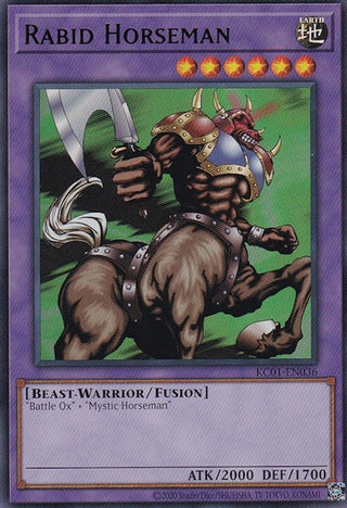 Rabid Horseman (1036) (KC01) - YuGiOh Single
