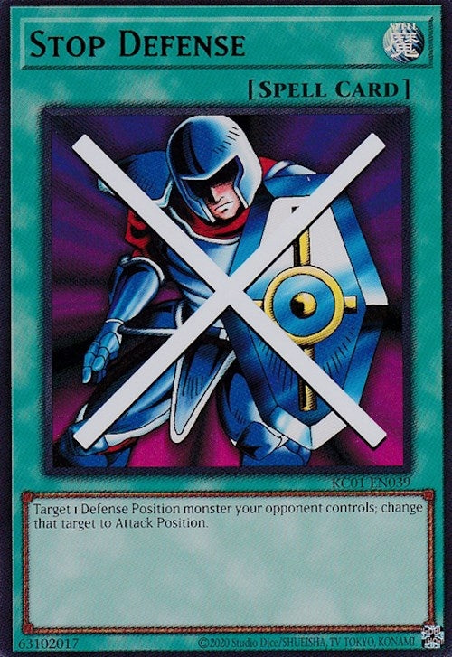 Stop Defense (1039) (KC01) - YuGiOh Single