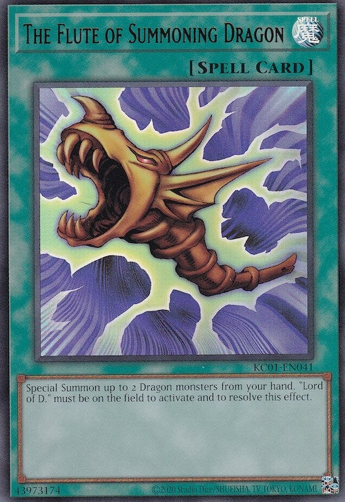 The Flute of Summoning Dragon (1041) (KC01) - YuGiOh Single