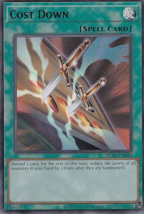 Cost Down (1045) (KC01) - YuGiOh Single
