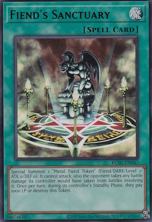 Fiend’s Sanctuary (Japanese Artwork) (1047) (KC01) - YuGiOh Single