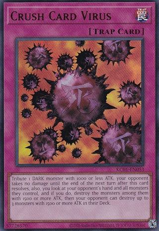 Crush Card Virus (1053) (KC01) - YuGiOh Single