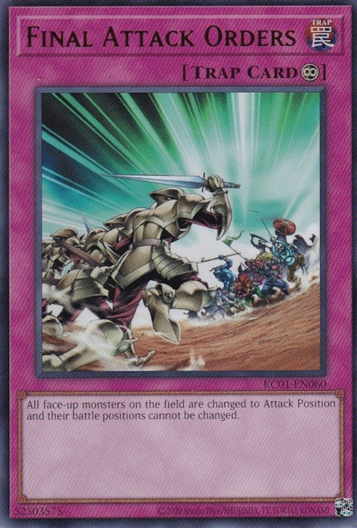 Final Attack Orders (1060) (KC01) - YuGiOh Single