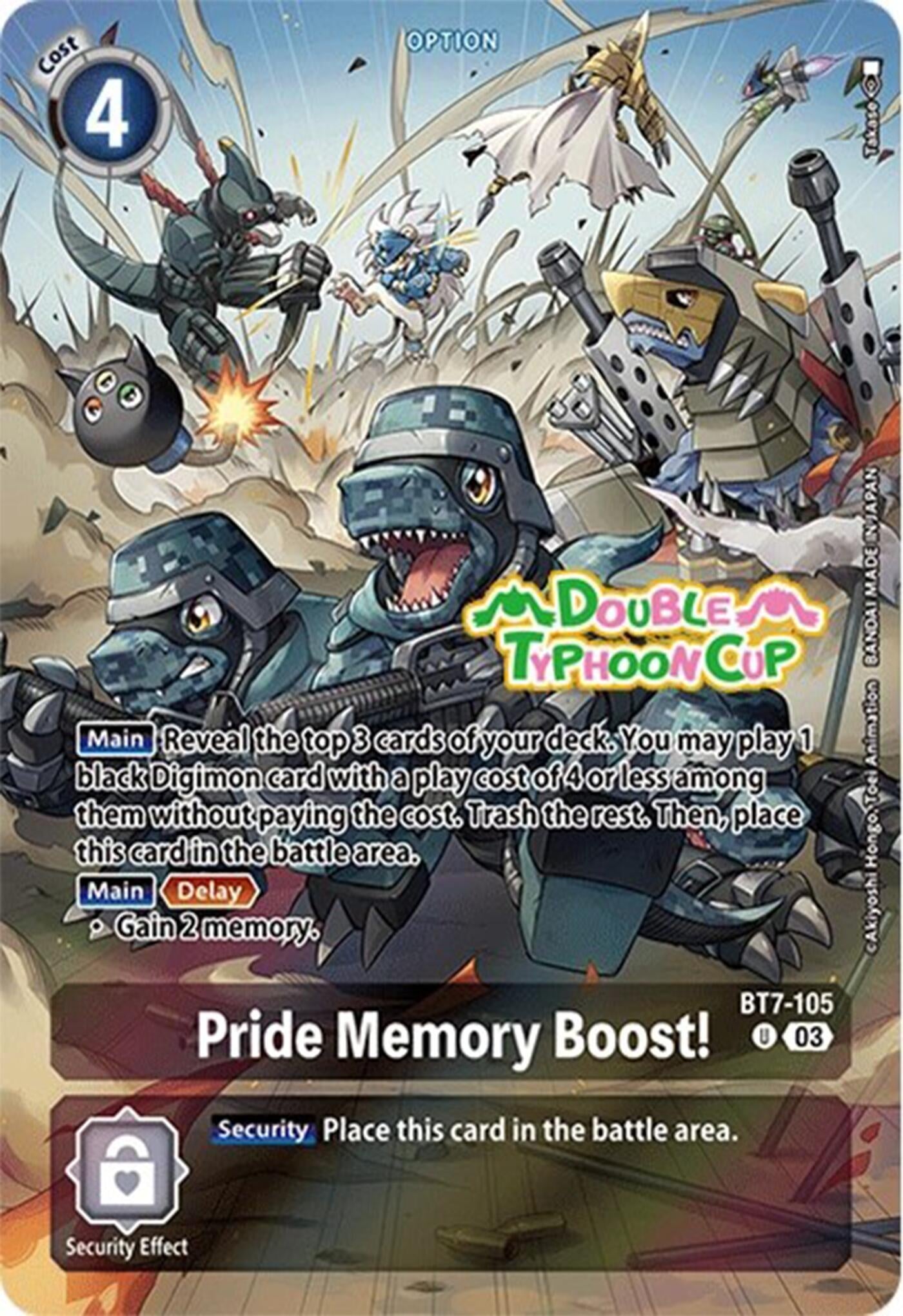 Pride Memory Boost! (Bonus Pack) (7105) [ST17_PR] - Digimon Card Game Single