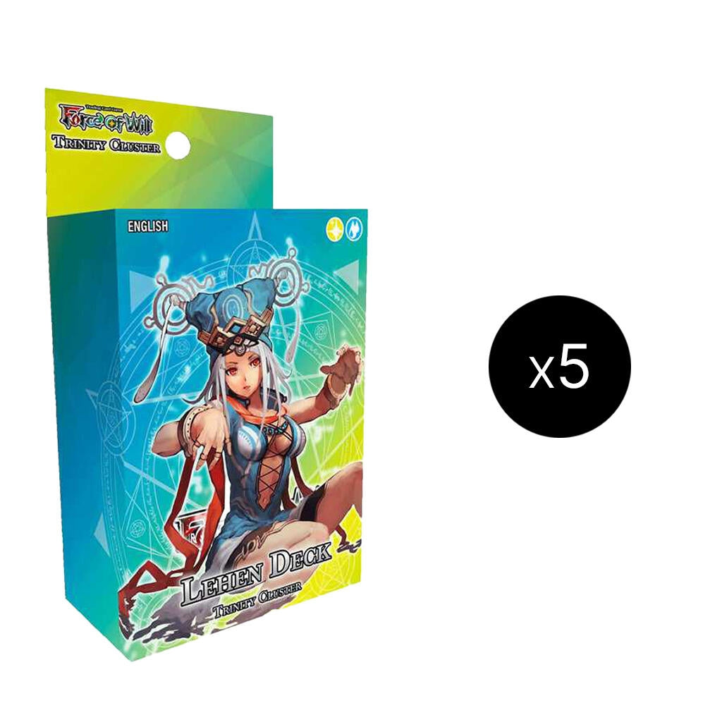 Trinity Cluster Starter Deck: Lehen Deck Display [TSD1] - Force of Will Sealed