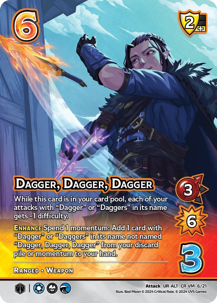 Dagger Dagger Dagger (Alternate Art) (621) [VMMN] - UniVersus Single