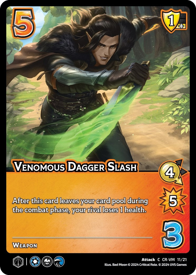 Venomous Dagger Slash (1121) [VMMN] - UniVersus Single