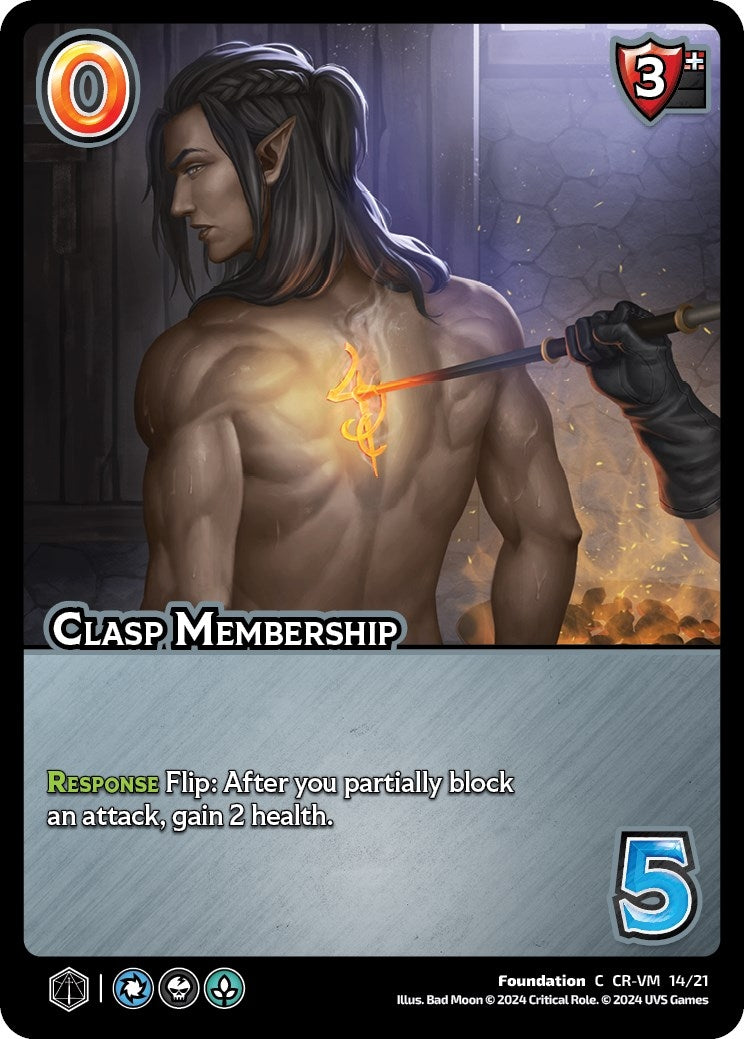 Clasp Membership (1421) [VMMN] - UniVersus Single