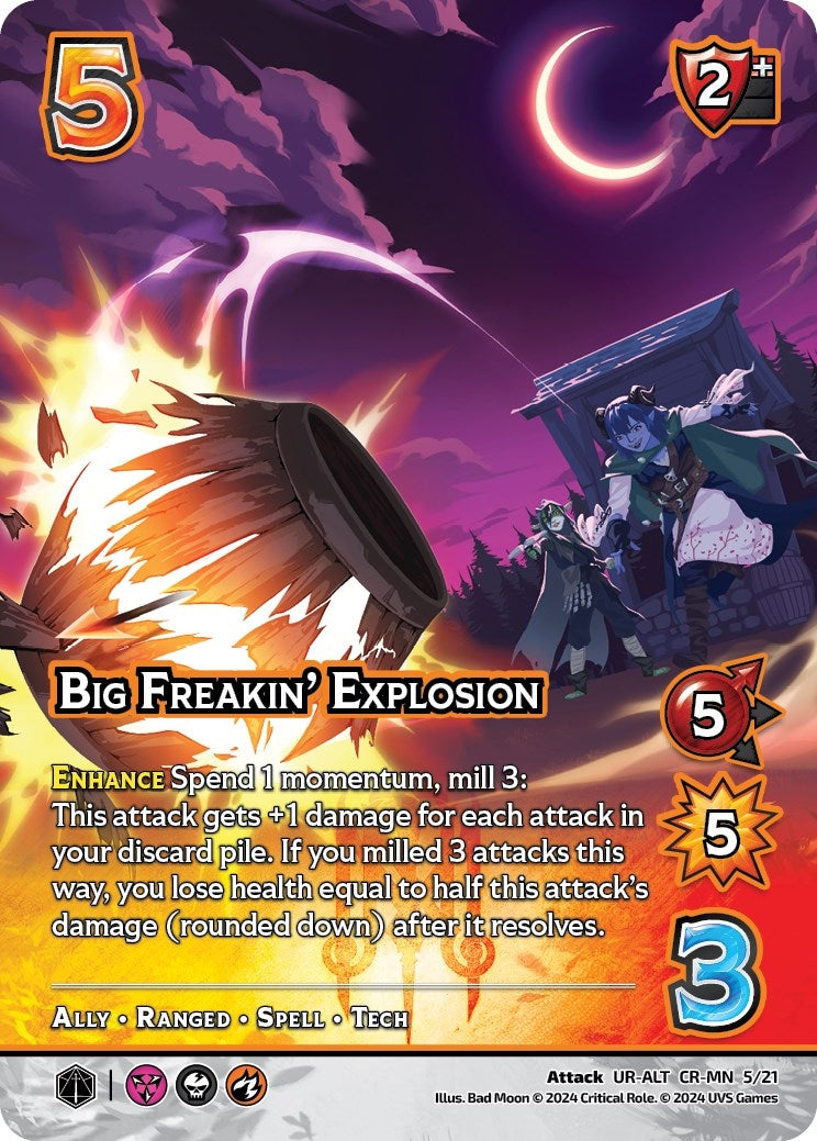 Big Freakin’ Explosion (Alternate Art) (521) [VMMN] - UniVersus Single