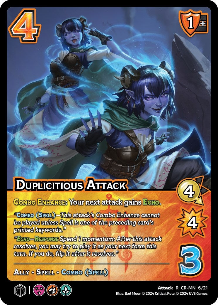 Duplicitious Attack (621) [VMMN] - UniVersus Single