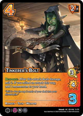 Tinkerer’s Bolt (1121) [VMMN] - UniVersus Single