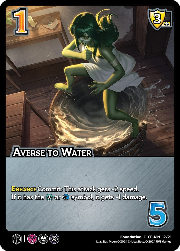 Averse to Water (1221) [VMMN] - UniVersus Single