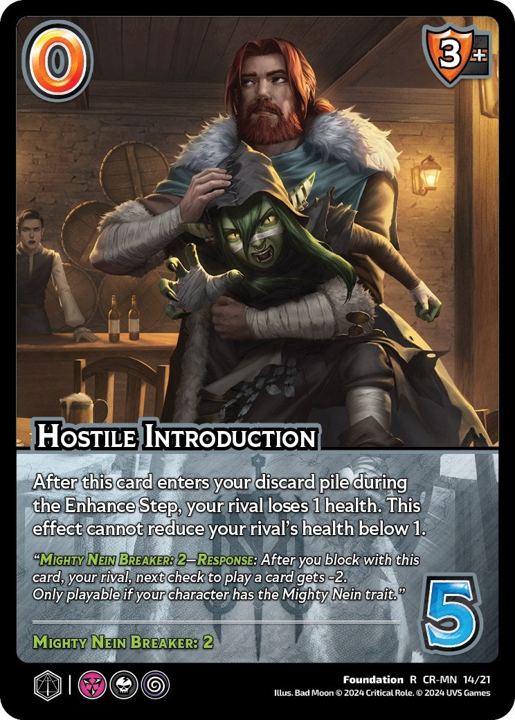 Hostile Introduction (1421) [VMMN] - UniVersus Single
