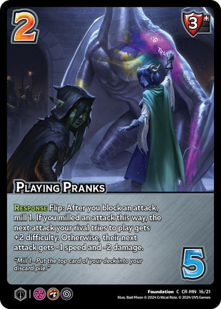 Playing Pranks (1621) [VMMN] - UniVersus Single