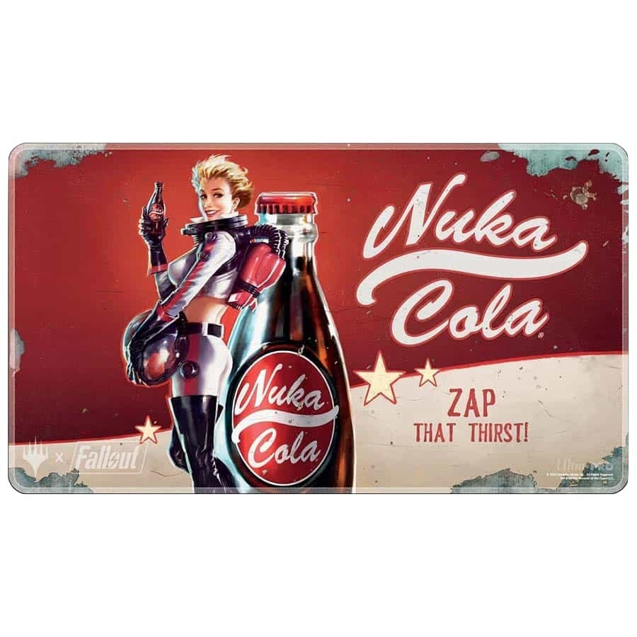 Fallout Nuka Cola Holofoil Standard Gaming Playmat for Magic: The Gathering - Playmats Sealed