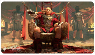 Fallout Caesar Legion’s Emperor Standard Gaming Playmat for Magic: The Gathering - Playmats Sealed