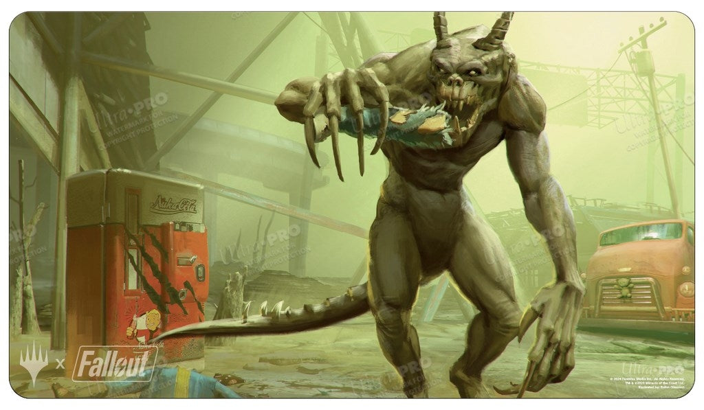 Fallout Tarmogoyf Standard Gaming Playmat for Magic: The Gathering - Playmats Sealed