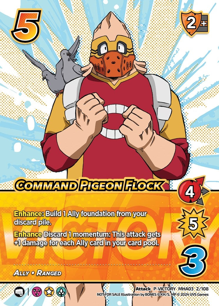 Command Pigeon Flock (March LGS Victory Promo) (2) [MHAP] - UniVersus Single