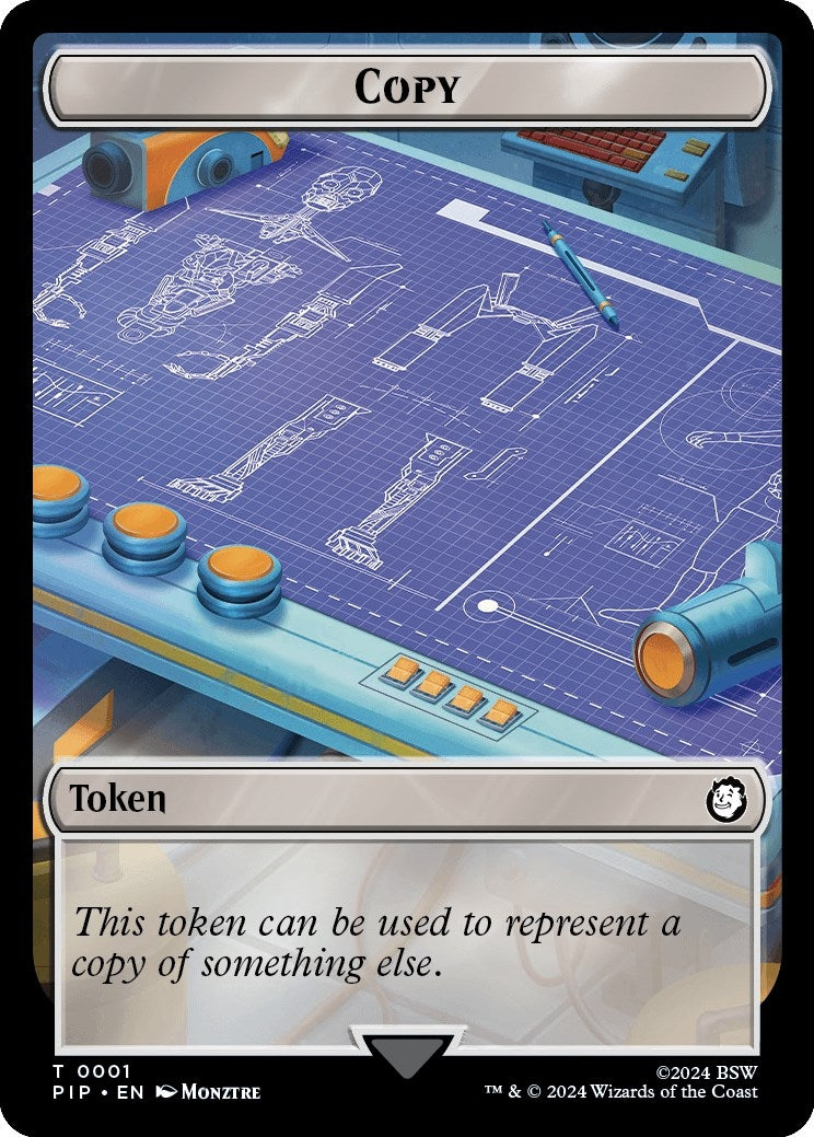 Copy // Clue Double-Sided Token (0) [PIP] - MTG Single