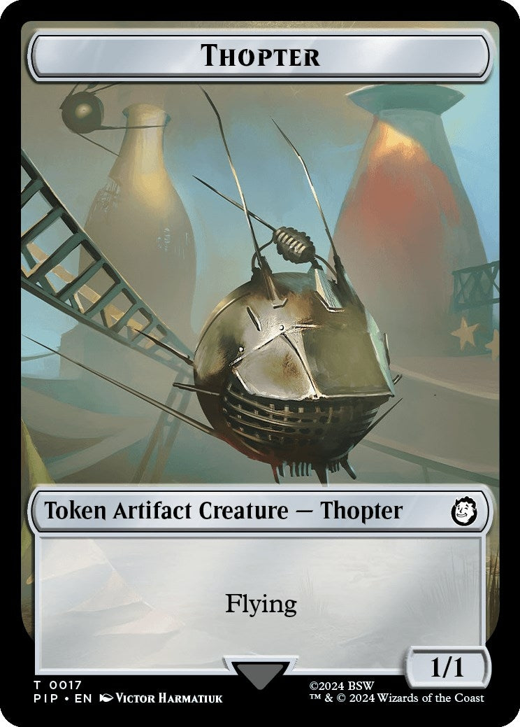 Thopter // Junk Double-Sided Token (0) [PIP] - MTG Single