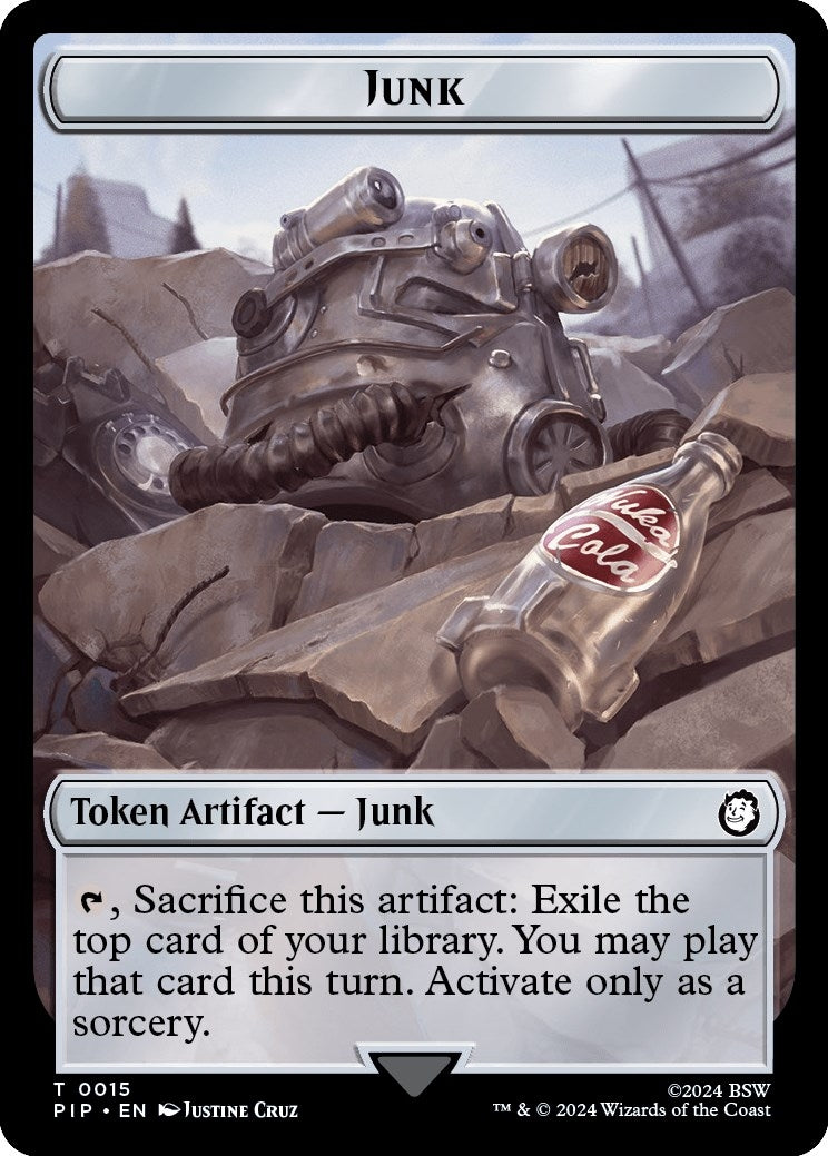 Junk // Copy Double-Sided Token (0) [PIP] - MTG Single