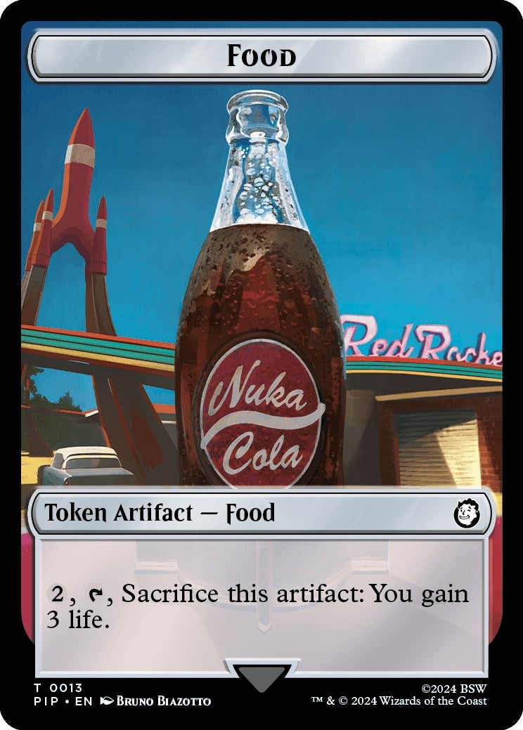 Food (0013) // Copy Double-Sided Token (0) [PIP] - MTG Single