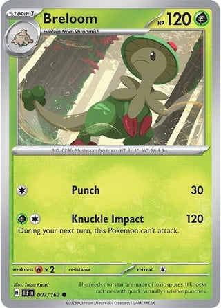 Breloom (007/162) (TEF) - Pokemon Single