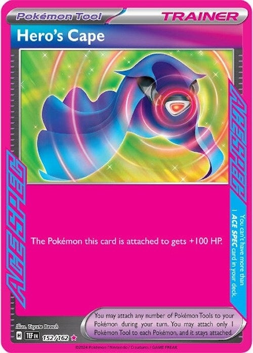 Hero’s Cape (152/162) (TEF) - Pokemon Single
