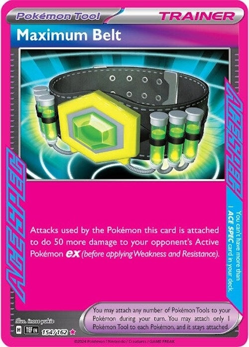 Maximum Belt (154/162) (TEF) - Pokemon Single