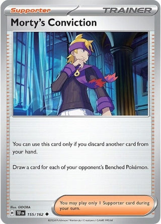 Morty’s Conviction - 155/162 (155/162) (TEF) - Pokemon Single