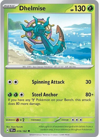 Dhelmise (019/162) (TEF) - Pokemon Single