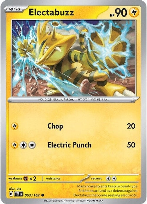 Electabuzz (053/162) (TEF) - Pokemon Single