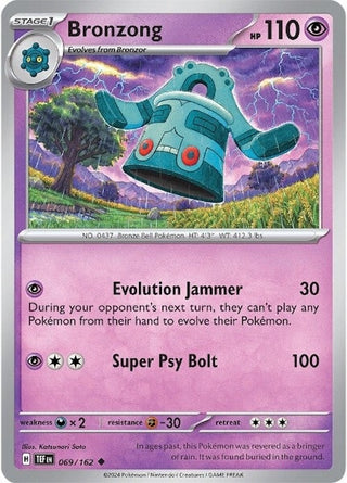Bronzong (069/162) (TEF) - Pokemon Single