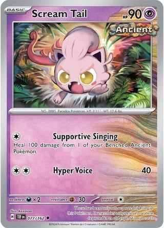 Scream Tail (077/162) (TEF) - Pokemon Single