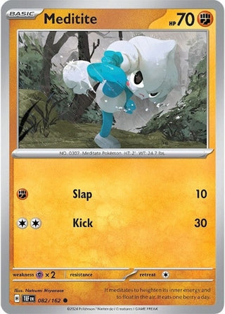 Meditite (082/162) (TEF) - Pokemon Single