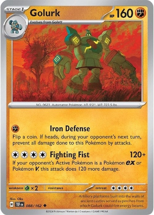 Golurk (088/162) (TEF) - Pokemon Single