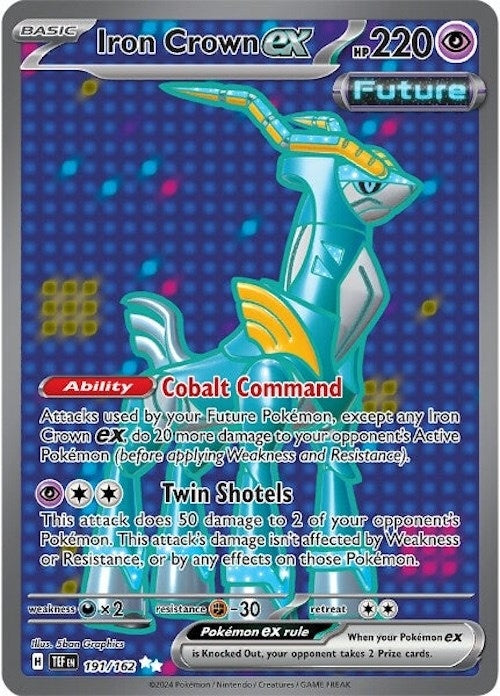 Iron Crown ex - 191/162 (191/162) [SV05: Temporal Forces] - Pokemon Single