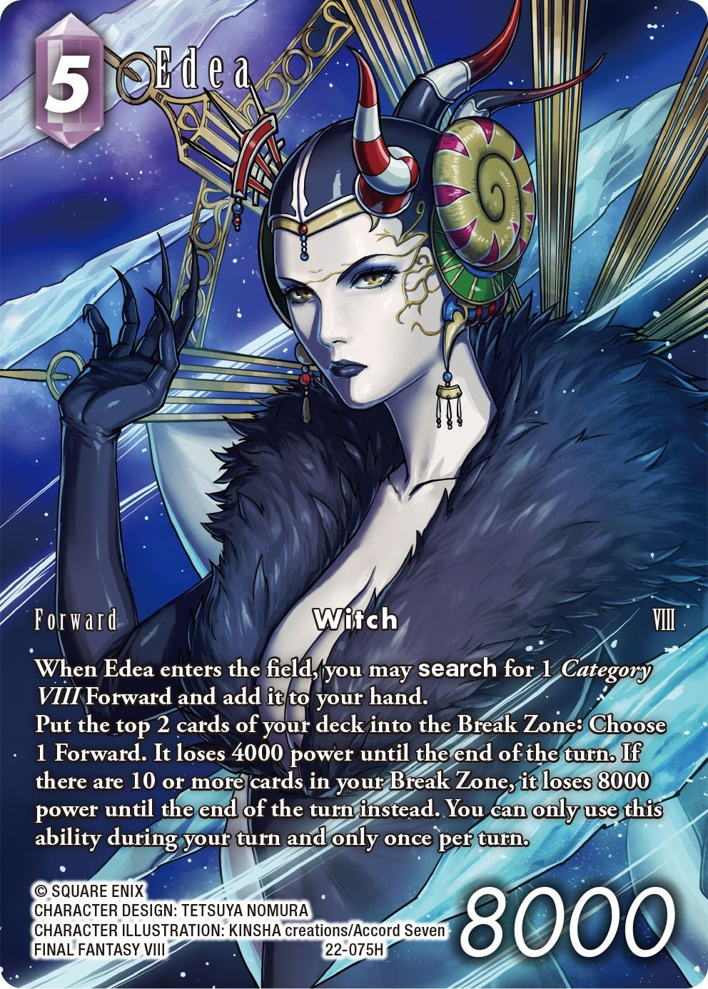 Edea (Full Art) (22) [22] - Final Fantasy TCG Single