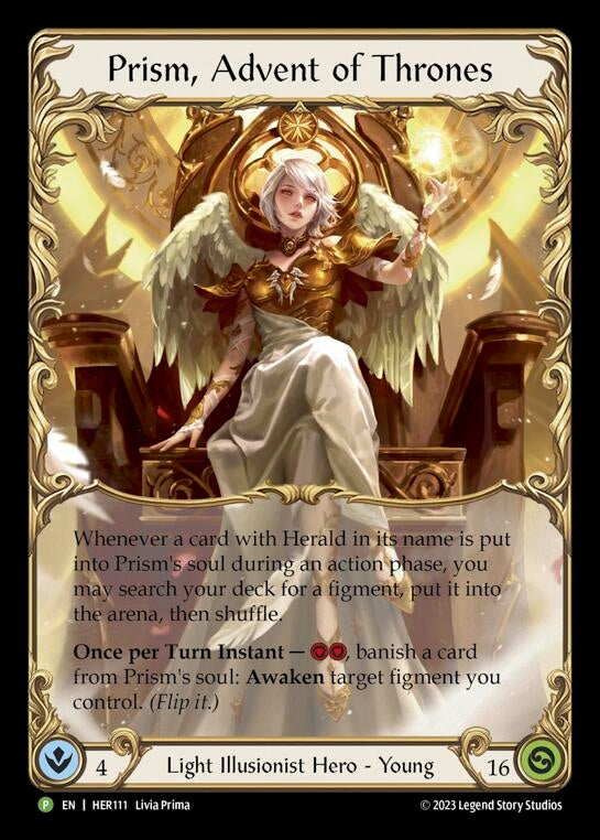 Prism Advent of Thrones - HER111 (111) [PR] - Flesh and Blood TCG Single
