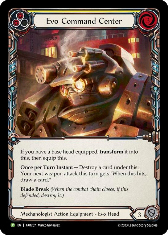 Evo Command Center - FAB207 (207) [PR] - Flesh and Blood TCG Single