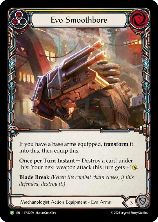 Evo Smoothbore - FAB209 (209) [PR] - Flesh and Blood TCG Single