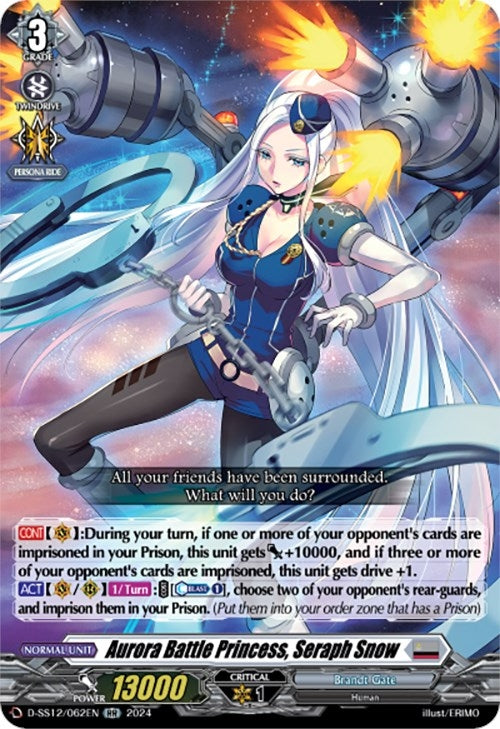 Aurora Battle Princess Seraph Snow (12062) [D-SS12] - Cardfight Vanguard Single