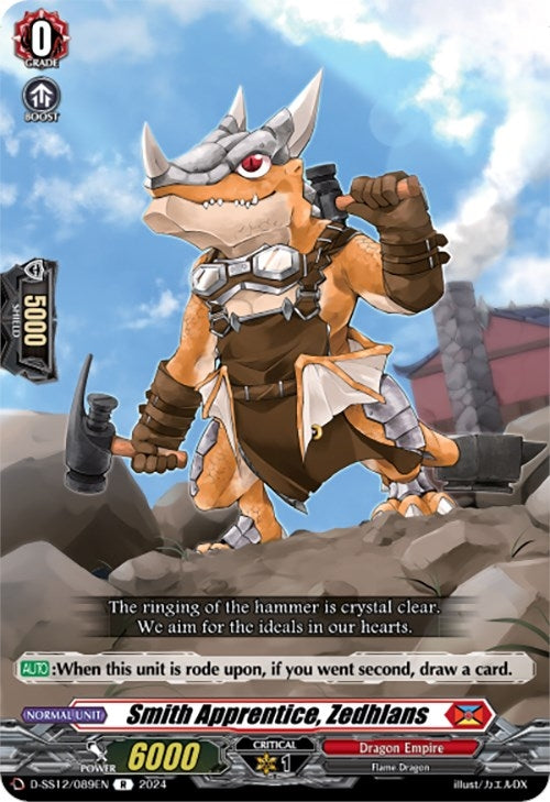 Smith Apprentice Zedhlans (12089) [D-SS12] - Cardfight Vanguard Single
